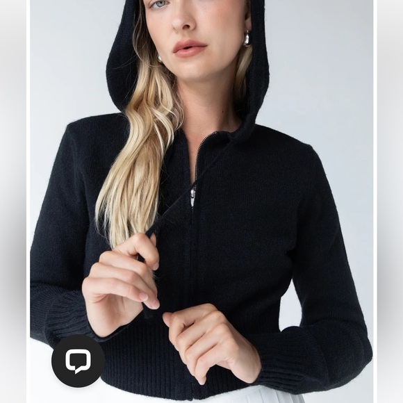 Knit Zip-Up Hoodie - Picture 4 of 6